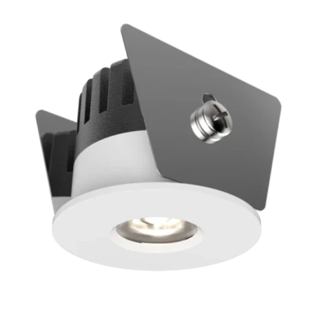 2.4W Mains Dimmable Downlight View 30 Fixed White / Black