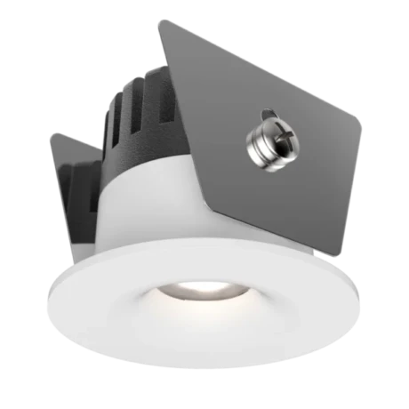 2.4W Mains Dimmable Downlight View 30 Scoop White / Black